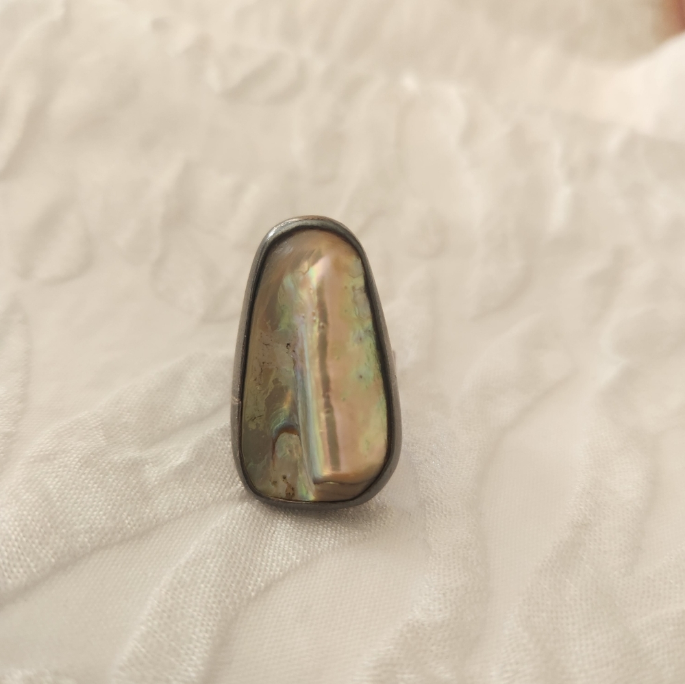 Abalone Sterling Silver Ring